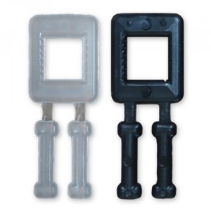 Siyah Plastik Bukle Toka 12 mm (1000 Adet)